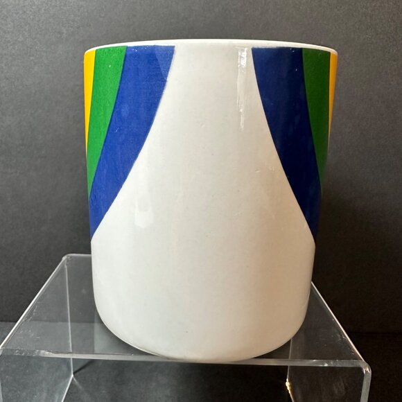 Rainbow Ceramic Mug Coffee/Tea Cup Vintage 1986 Pride FTDA Made in Korea - Picture 4 of 8